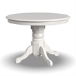 Bowery Hill 5 Piece Round Dining Set in Antique White