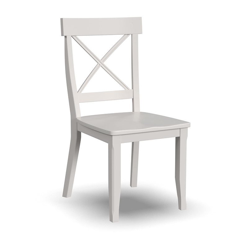Bowery Hill 5 Piece Round Dining Set in Antique White