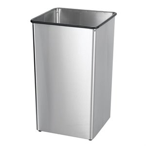 bowery hill stainless steel 36 gallon trash can
