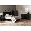 Bowery Hill 6 Drawer Lingerie Chest in Black
