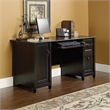 Bowery Hill Engineered Wood 2-Drawers Computer Desk in Estate Black