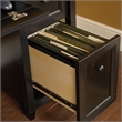 Bowery Hill Engineered Wood 2-Drawers Computer Desk in Estate Black