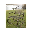 Bowery Hill Iron High Back Patio Rocker