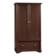 Bowery Hill Traditional Wood Wardrobe Armoire in Cherry Finish