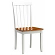 Bowery Hill 6-Piece Farmhouse Wood Dining Set in Cream/Honey Oak