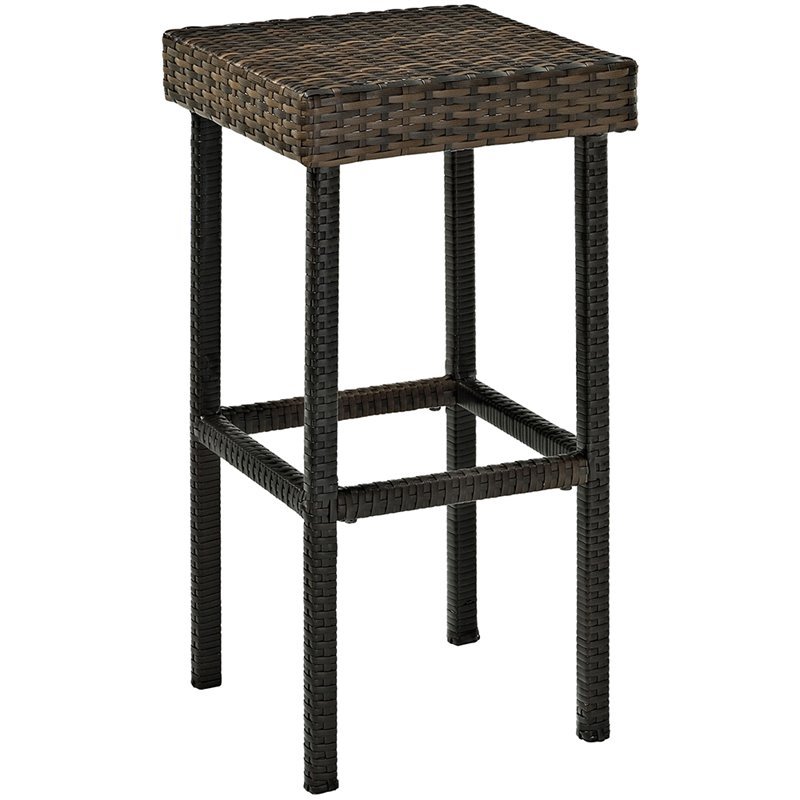Bowery Hill 3 Piece Wicker Patio Pub Set
