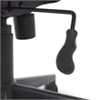 Bowery Hill Adjustable Height Modern Faux Leather Office Chair in Black
