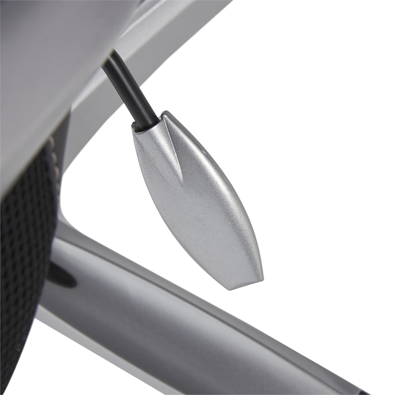 Bowery Hill Faux Leather Executive Office Chair w/ Adjustable Tilt in Black