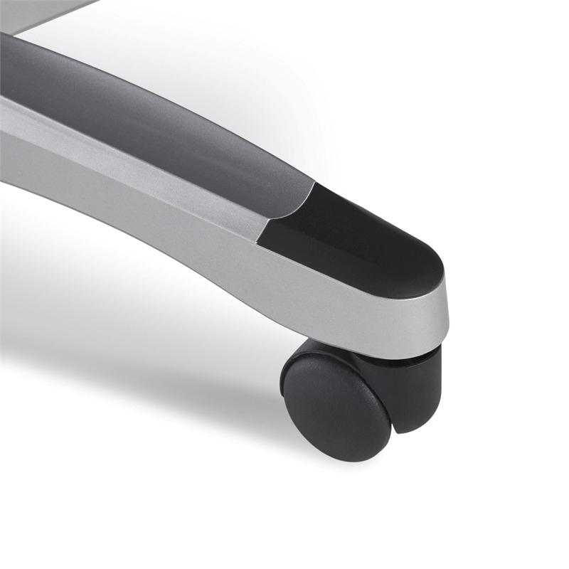 Bowery Hill Faux Leather Executive Office Chair w/ Adjustable Tilt in Black