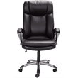Bowery Hill Faux Leather Office Chair in Puresoft Black