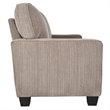Bowery Hill Modern Fabric Loveseat in Beige