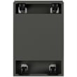 Bowery Hill 3-Drawer Modern Metal Mobile Pedestal Filing Cabinet in Charcoal