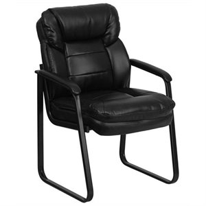 bowery hill office guest chair in black
