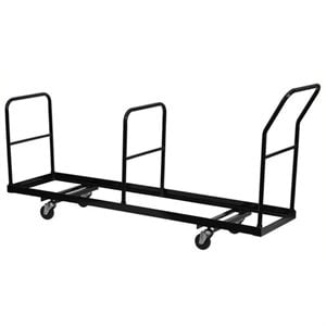 bowery hill vertical storage folding chair dolly