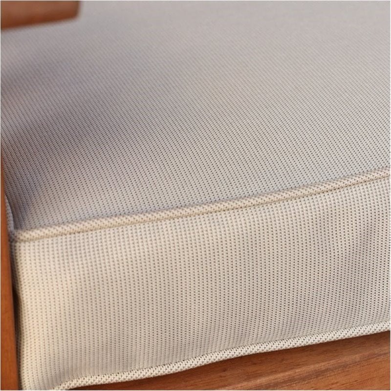 Bowery Hill 6 Piece Wood Patio Dining Set with Cushion in Brown