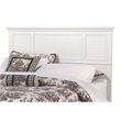 Bowery Hill Traditional Wood King Panel Headboard in Off White