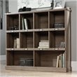 Bowery Hill Salt Oak Short Bookcase with Cubbyhole Storage