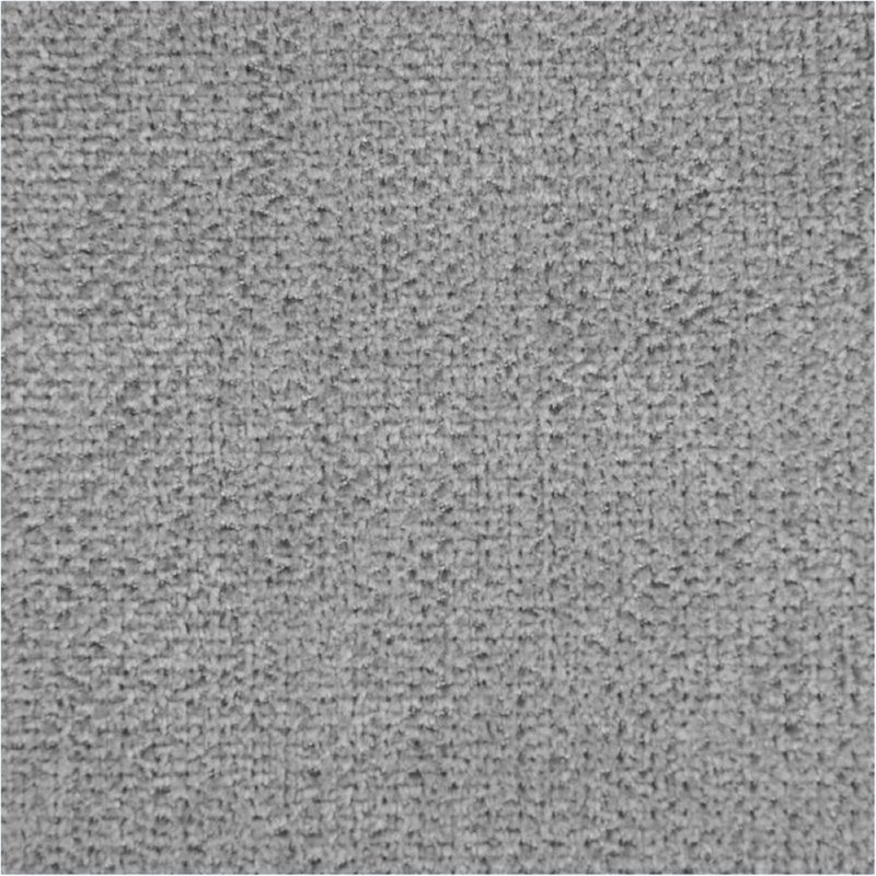 Bowery Hill Modern Fabric Loveseat with 2 Pillows in Glacial Gray