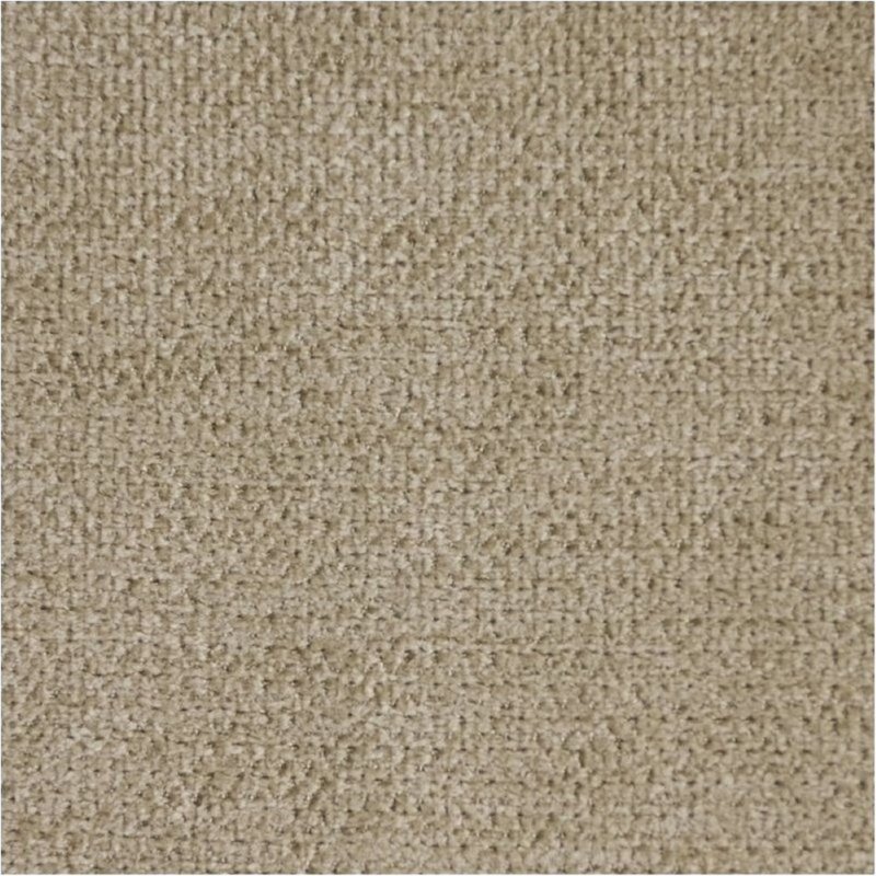 Bowery Hill Contemporary Fabric Upholstered Sofa in Silica Sand Beige