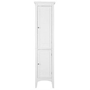 bowery hill 2 door linen tower in white