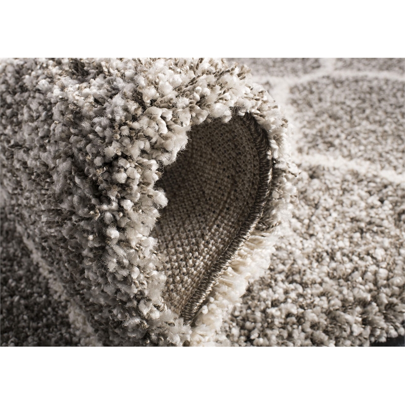 Bowery Hill 9' x 12' Shag Rug in Gray