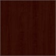 Bowery Hill Transitional Engineered Wood L-Computer Desk with Hutch in Cherry