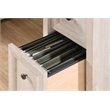 Bowery Hill Contemporary Solid Wood Computer Desk in Chalked Chestnut