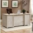 Bowery Hill Engineered Wood 4-Drawers Office Computer Desk in Chalked Chestnut