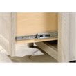 Bowery Hill Engineered Wood 4-Drawers Office Computer Desk in Chalked Chestnut