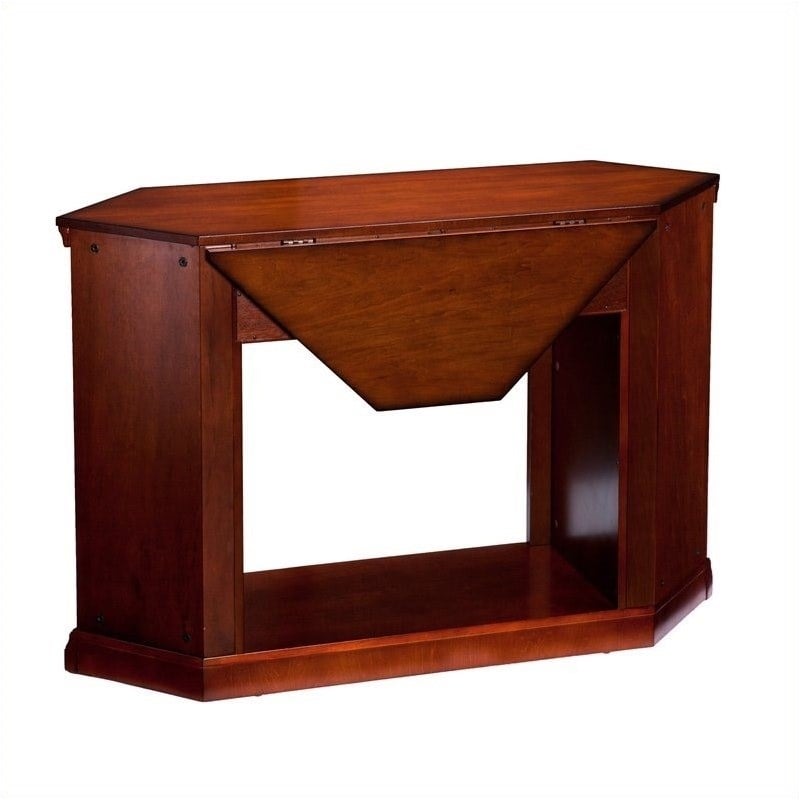 Bowery Hill Modern Wood Media Electric Fireplace for TVs up to 48