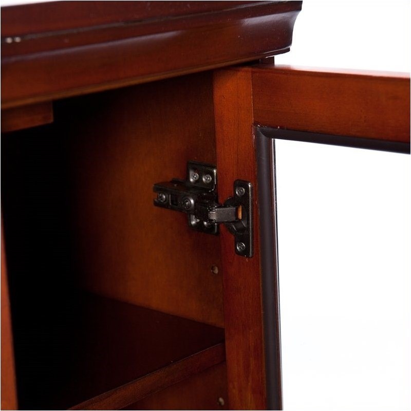 Bowery Hill Modern Wood Media Electric Fireplace for TVs up to 48