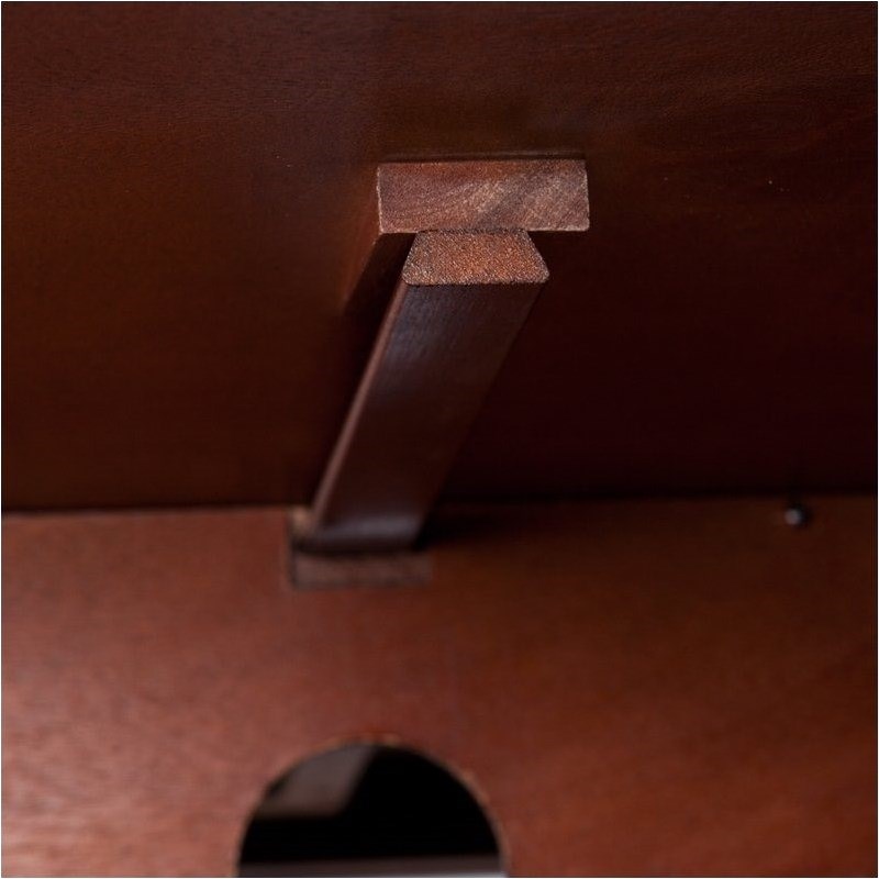 Bowery Hill Modern Wood Media Electric Fireplace for TVs up to 48