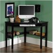 Bowery Hill Corner Computer Desk in Painted Black