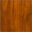 Bowery Hill Pine Wood and Faux Marble Electric Fireplace in Walnut Finish