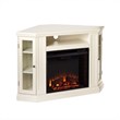 Bowery Hill Traditional Wood Electric Fireplace Stand for TVs up to 48