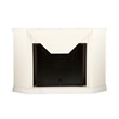 Bowery Hill Traditional Wood Electric Fireplace Stand for TVs up to 48