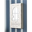 Bowery Hill Wall Mount Jewelry Armoire in Antique White