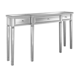 bowery hill mirrored console table