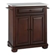 Bowery Hill 1-Drawer Traditional Wood Kitchen Island in Mahogany