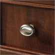 Bowery Hill Contemporary Wood Computer Desk with Hutch in Cherry