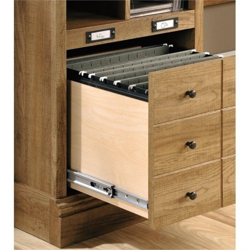 Bowery Hill Home Office Desk in Scribed Oak BH497557