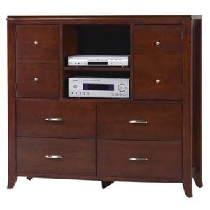bowery hill media chest in cinnamon