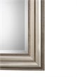 Bowery Hill Quinn Beaded Mirror in Silver