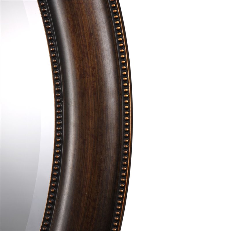 Bowery Hill Mandie Oval Mirror in Bronze