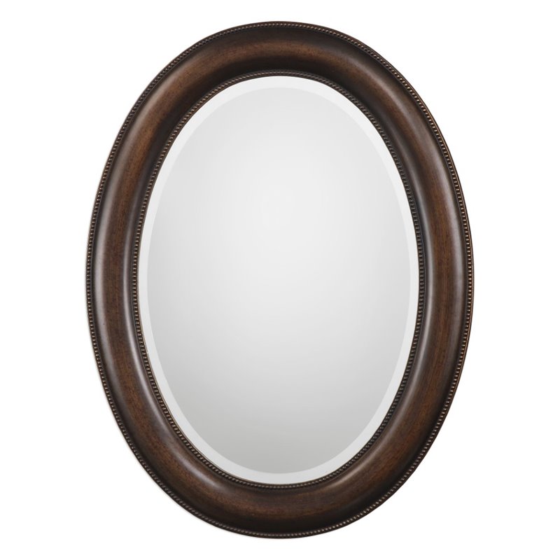 Bowery Hill Mandie Oval Mirror in Bronze
