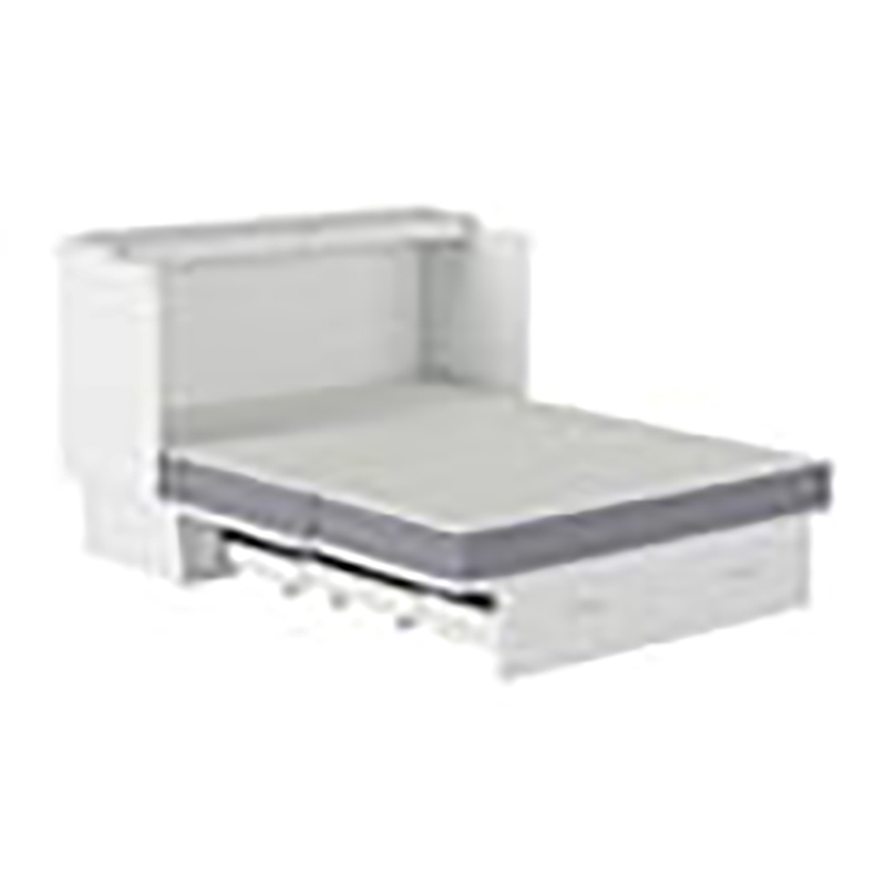 Bowery Hill Modern Solid Wood Queen Murphy Bed Chest in White