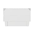 Bowery Hill Modern Solid Wood Queen Murphy Bed Chest in White