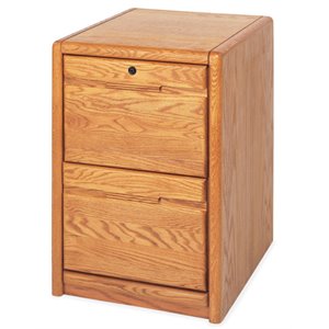 bowery hill 2 drawer file cabinet in medium oak