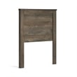 Bowery Hill Engineered Wood Twin Panel Headboard in Rustic Brown