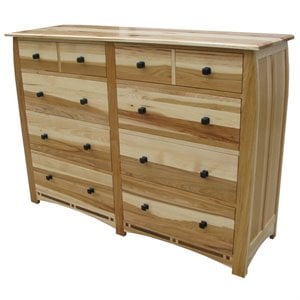 Bowery Hill 8 Drawer Dresser in Natural